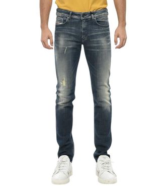 Diesel Blue Skinny Mid Rise Jeans