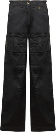 Aeronautica Broeken - Dames - Wijde Broeken - Zwart - 2XS - Broeken