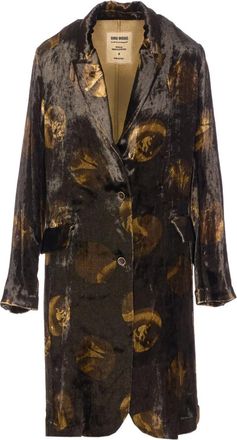 Uma Wang Cappotto monopetto Alpine D33 - Marrone