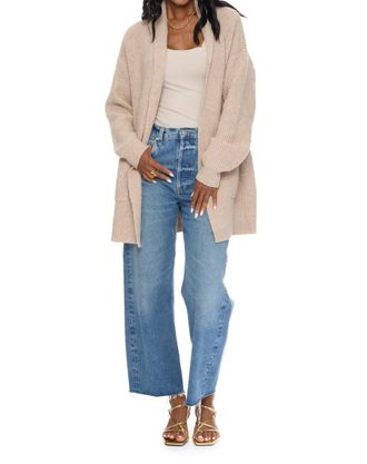 Velvet Heart Landon Wrap Sweater In Beige
