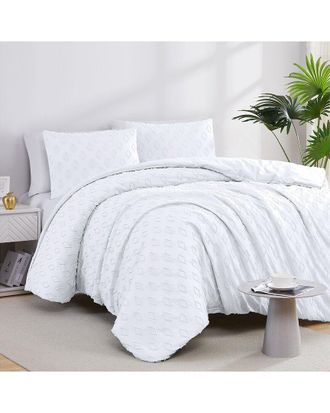 Southshore Fine Linens Gemma Textured Duvet Cover Set