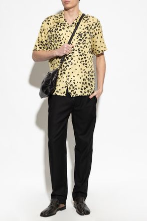 Maison Margiela Wool Trousers, Mens, Black