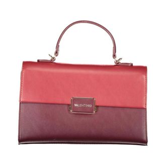 Valentino Handbags, female, Red, Size: ONE SIZE TwoTone Satchel Handbag