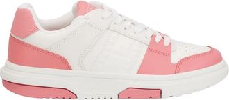 Tommy Jeans The Brooklyn ESS - Dames - Sneakers - Roze - 37 EU - Leer - Schoenen