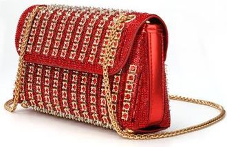 Lady Couture Idol, Multi Jewel Shoulder Bag in Red at Nordstrom