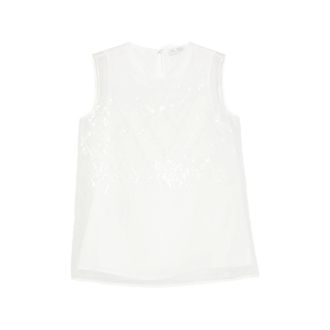 PANICALE Sequin-embellished Sleeveless Top