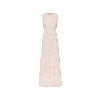 Rotate Jurk met bloemmotief - Dames - Maxi kleedjes - Roze - S - Organza - Kleedjes