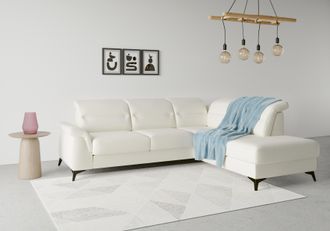 Sit&more Ecksofa »Sinatra L-Form« mit Ottomane, optional mit Kopfteilverstellung und Armteilfunktion