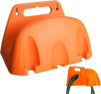 OEM Soporte De Pared Para Manguera - Almacenamiento De Mangueras - Organizaci&oacute;n De Jard&iacute;n - Construcci&oacute;n Robusta - 22,5 X 15,8 Cm - Naranja