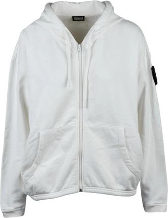 Blauer Felpa - Dames - Vesten met rits - Wit - XS - Katoen - Hoodies & sweatvesten