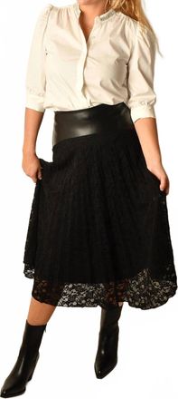 Bishop + Young Camille Midi Skirt In Black