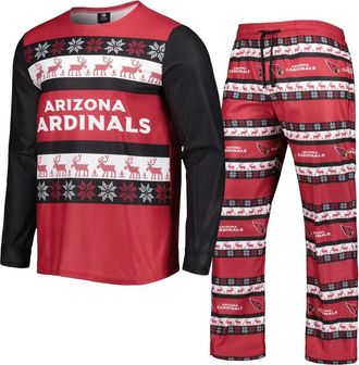 Foco Mens FOCO Cardinal Arizona Cardinals Team Logo Ugly Pajama Set at Nordstrom, Size Xxx-Large