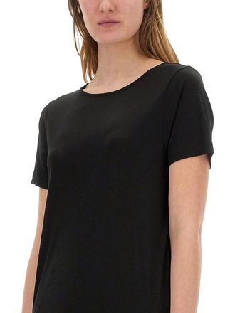 Fay Viscose Elastane T-Shirt - Black