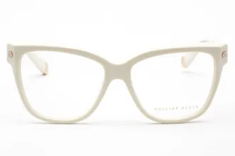Philipp Plein VPP051M Cat-Eye Optical Eyeglasses - White