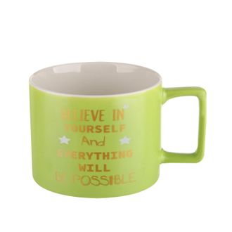 KASANOVA Tazza jumbo 450 ml scritta verde