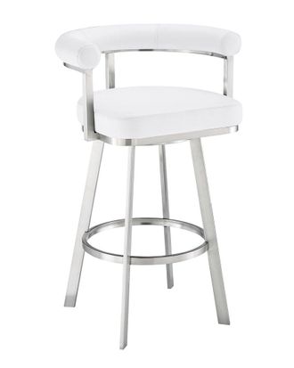 Armen Living Nolagam Swivel Bar Stool