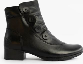 Rieker 78659-00 Womens Boots Black Leather - Size UK 7.5