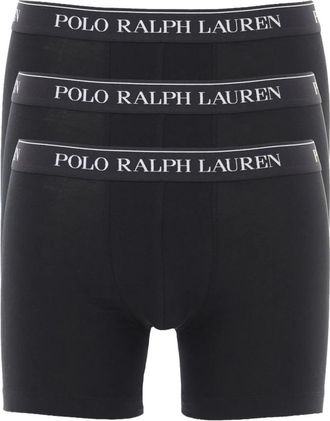 Ralph Lauren 002 3PK Polo Boxers - Heren - Onderbroek - Zwart - L - Katoen - Ondergoed