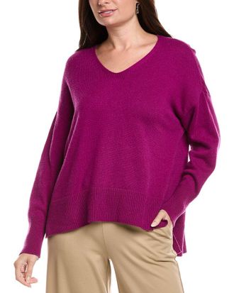 Eileen Fisher Eileen Fisher V-Neck Cashmere-Blend Sweater