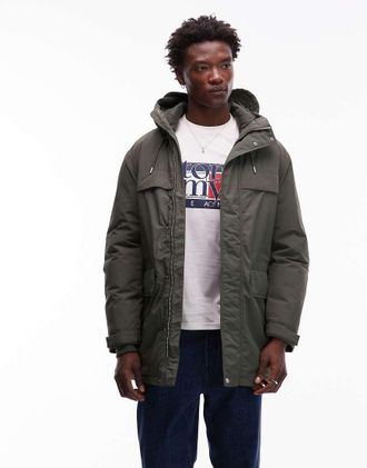 Tommy Jeans Parka verde scuro