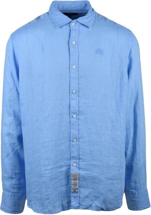 La Martina Light Blue Linen Shirt