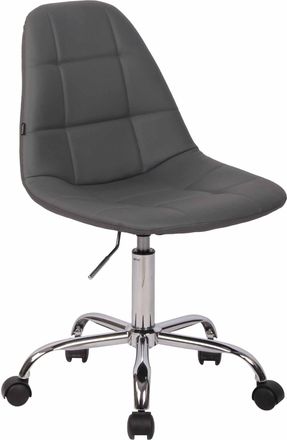 Clp Clp - Silla De Oficina Reims En Cuero Pu Gris