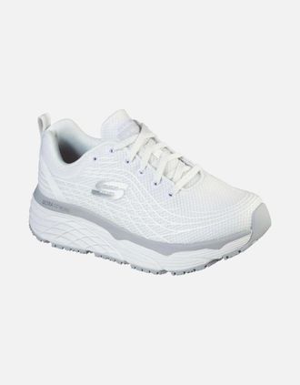 Skechers Womens Skechers Womens/Ladies Max Cushioning Elite Sr Safety Shoes - White - Size: 3