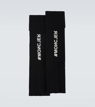 Moncler Day-Namic ribbed-knit legwarmers