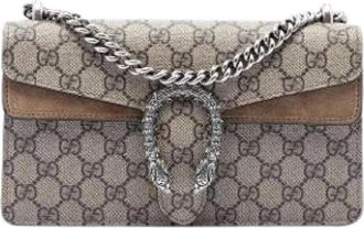 Gucci Pre-owned Dionysus Schoudertas - Dames - Vintage Schoudertas - Beige - ONE Size - Leer - Vintage