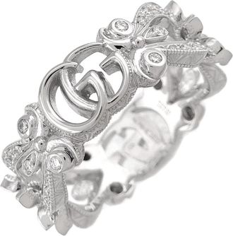Gucci White Gold (18K) Band Ring (Pre-Owned)