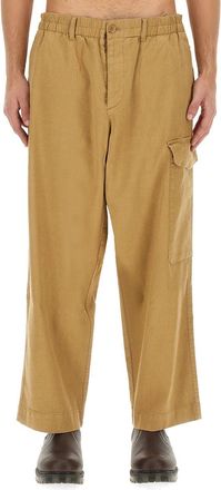 Ymc You Must Create Military Linen Blend Trousers - Beige