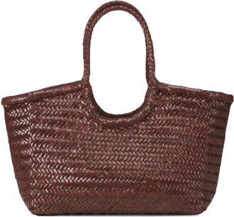 Dragon Diffusion Nantucket Big handwoven tote bag - Brown