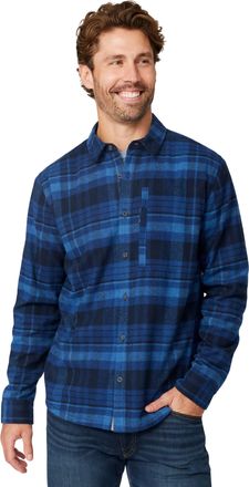 Free Country Mens Easywear II Fleece Lined Flannel Shirt