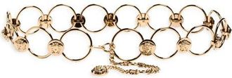 Versace Medusa Circle Link Chain Belt in Versace Gold at Nordstrom