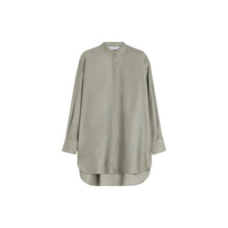 Max Mara Dames, Blouses & Shirts, Groen, Maat: 2XS Katoen