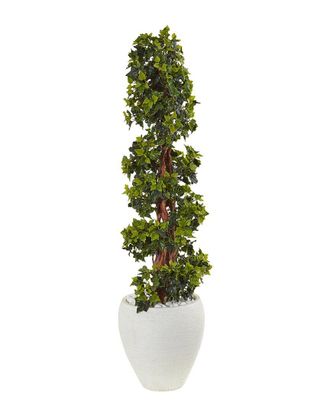 Nearly Natural 4Ft English Ivy Artificial Tree In Planter