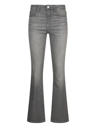 Liu Jo High waist bootcut jeans met vijf zakken - Grijs