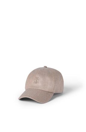 Brunello Cucinelli Baseball cap with logo in Beige at Nordstrom, Size X-Large