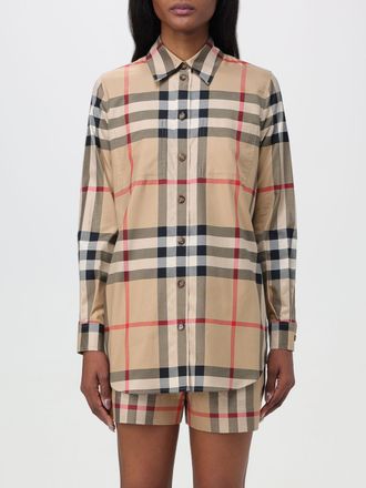 Burberry Shirt BURBERRY Woman color Beige