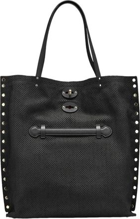 Zanellato Tote Bag - Dames - Shoppers - Zwart - ONE Size - Leer - Tassen