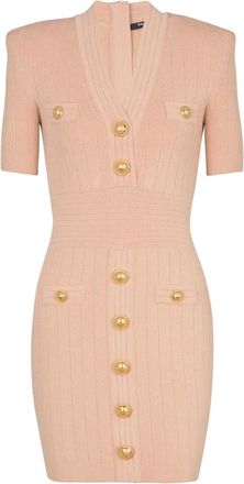 Balmain Mujer, Vestidos, Beige, Talla: S