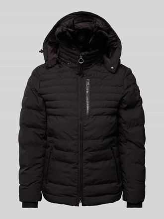 Wellensteyn Steppjacke mit Label-Details Modell POLAR in Black, Größe XXXL