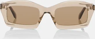 Alaia Ala&iuml;a Logo rectangular sunglasses