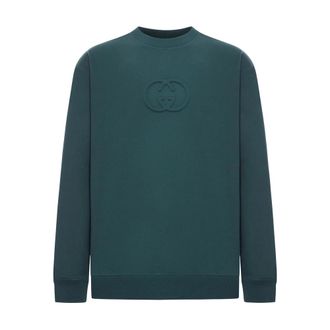Gucci Logo-embossed Cotton Sweatshirt