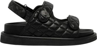 Kurt Geiger Schoenen, Dames, Zwart, 41 EU, Leer, Orson Sandal