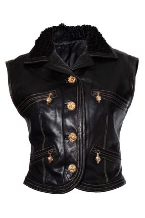Versace Gianni Versace Couture Runway leather vest