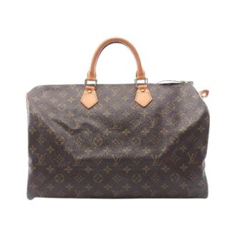Louis Vuitton Pre-owned Speedy 40 Monogram Handbag - Dames - Pre-owned - Bruin - Maat: ONE Size Leer