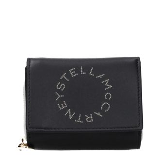 Stella McCartney Stella Mc Cartney Damens Geldb&ouml;rsen &Ouml;ko-Leder Schwarz
