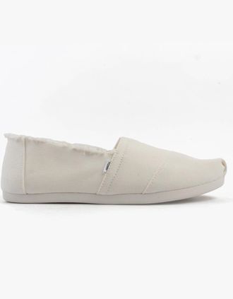 Toms Toms Womens ALPARGATA CLASSIC Womens Canvas White - Size: 5