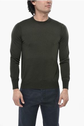 Paolo Pecora Extrafine Virgin Wool Crewneck Sweater size M